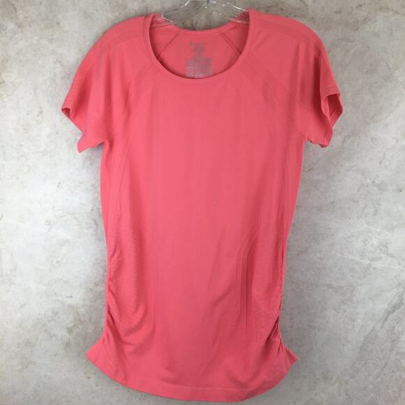 GAIAM Women's Corral-Pink Short-Sleeve Yoga Top Size L - Picture 4 of 12